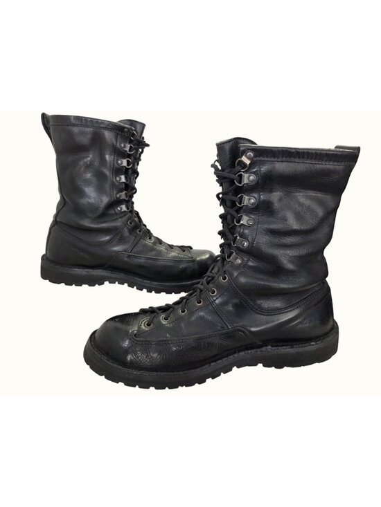 Danner Mens 13 D Black Leather Lace Up Boots Vibram Sole Recrafted Portland USA main image 6
